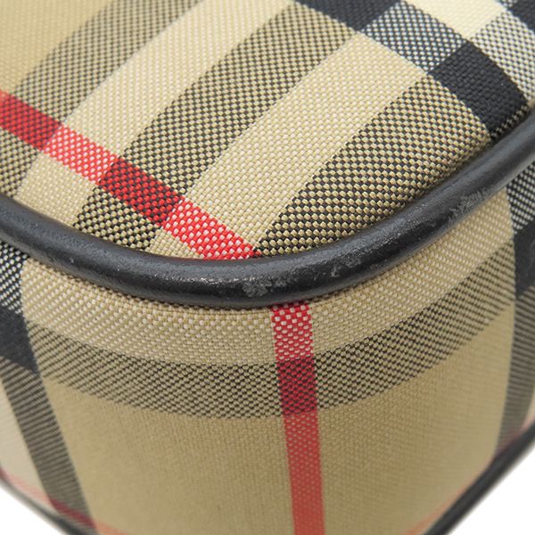 バーバリー　ショルダーバッグ　ノバチェック柄　キャンバス バーバリー BURBERRY ショルダーバッグ ノバチェック キャンバス