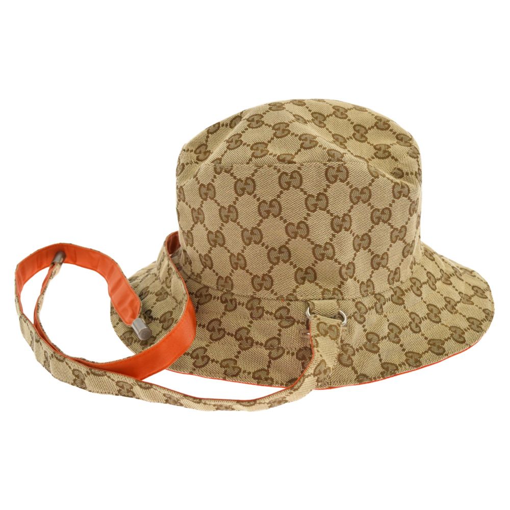 GUCCI (グッチ) GG Canvas Hat GG柄キャンバスリバーシブル
