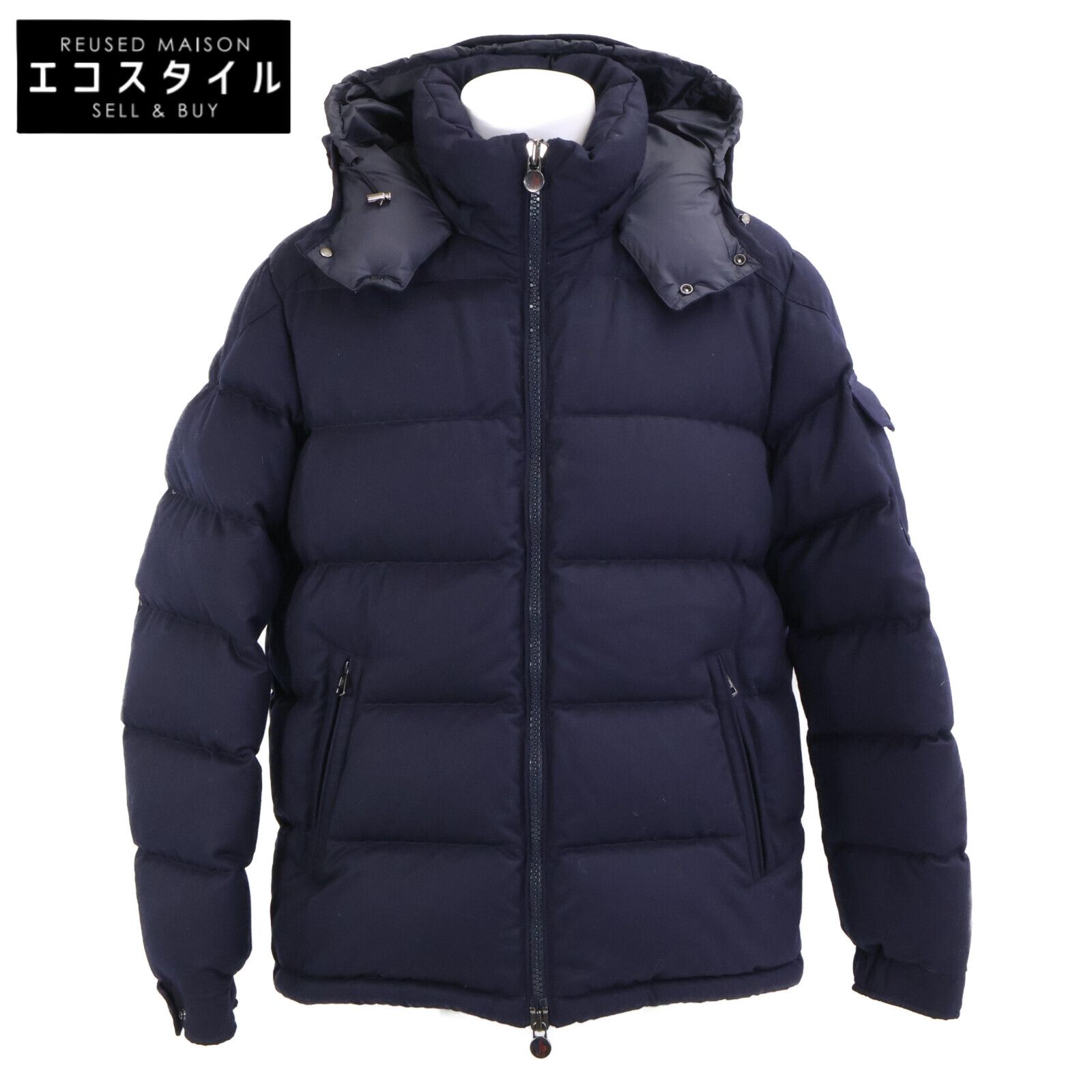 MONCLER モンクレール MONTGENEVREモンジュネーブル ウール フード付