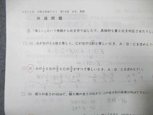 VZ02-001 日能研 小6 全国公開模試/学習力育成/合格力実践テスト 通年セット 国語/算数/理科/社会 【計37回分】 2022☆ 00 L2D  - メルカリ