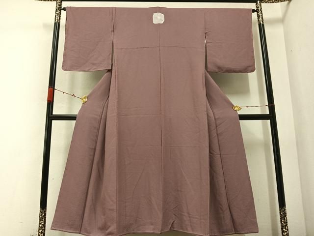 平和屋着物●上質な色無地 鴇浅葱色 正絹 ♥ AABC1792ph