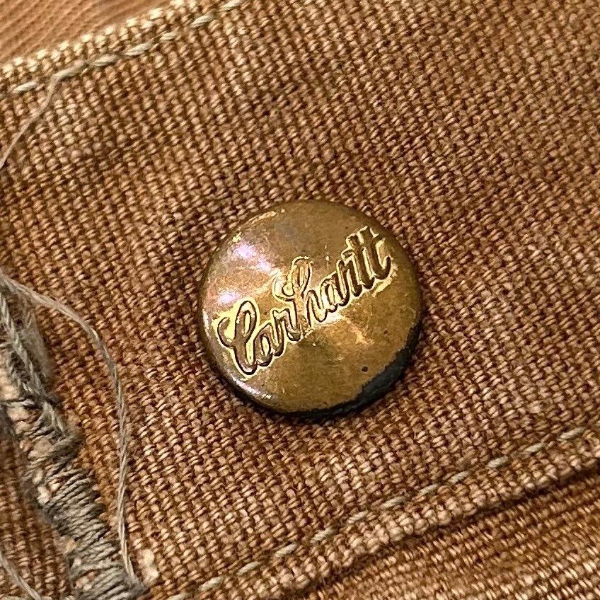 60s ビンテージ Carhartt Headlight Fincks トリプルネーム ダブルニー