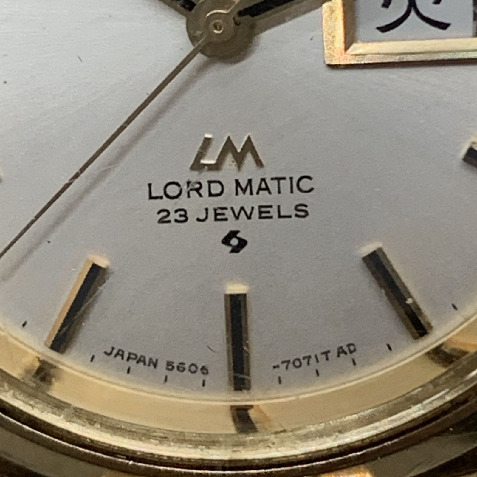 O329 可動 セイコー ロードマチック 5606-7070 デイデイト ゴールド