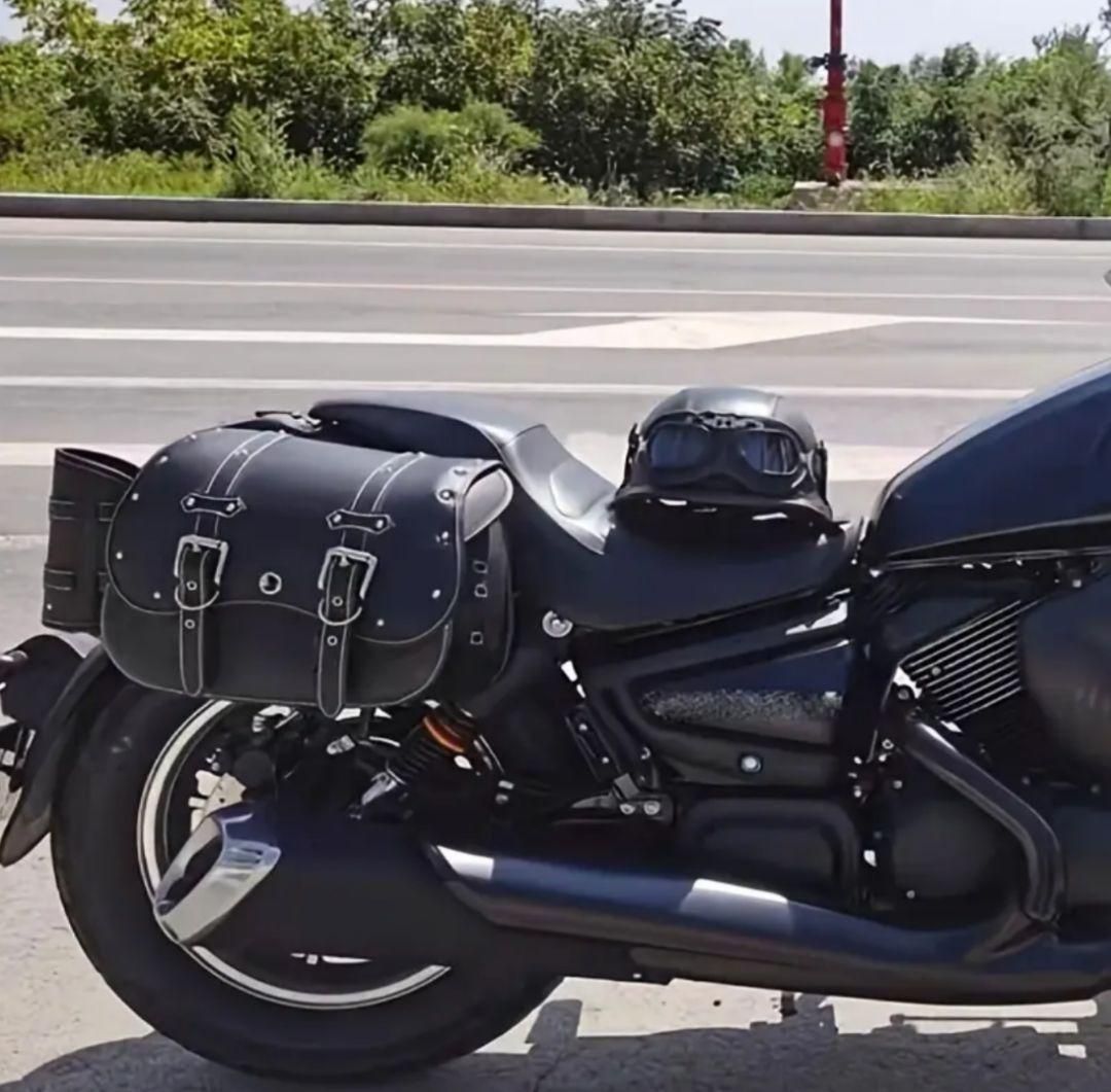 ツーリングバッグ ボトルホルダー＆鍵付き