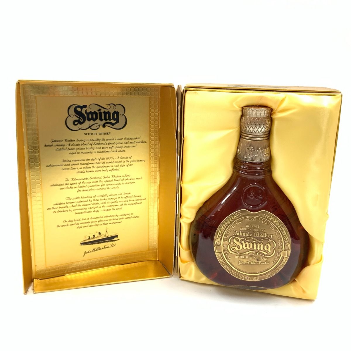 【箱付き•未開栓】ジョニーウォーカー スウィング（750ml） 飲料・酒 〇〇Johnnie Walker ジョニーウォーカー Sming 750ml 43