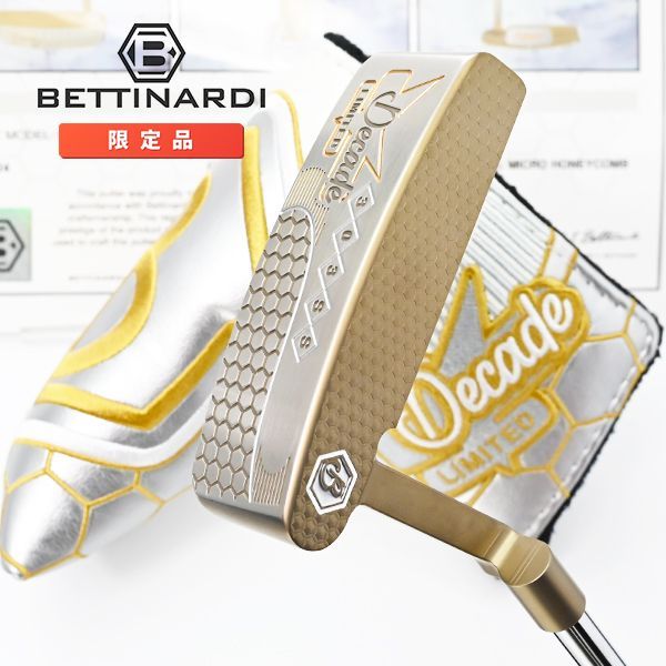 ベティナルディ クイーン B QB16 プロトタイプ 1950s ディケイド 限定パター 証明書付き 右用 34インチ LTD USモデル BETTINARDI Qeen B LIMITED RUN 2024