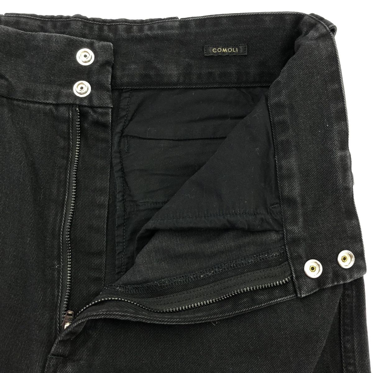 COMOLI コモリ 22SS コットンツイルライダースパンツ V01-03019 COMOLI コモリ 22SS コットンツイルライダースパンツ V01-03019