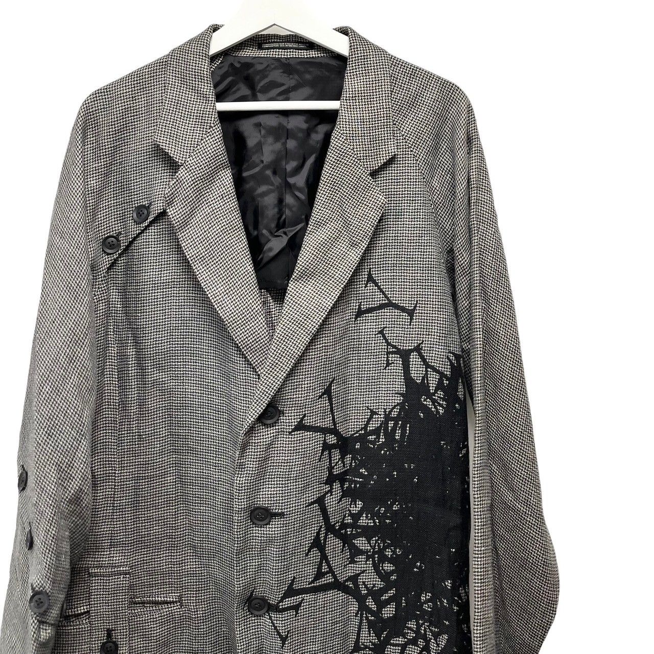 N*️様 yohji yamamoto pour homme 24SS ジャケッ Yohji Yamamoto POUR HOMME ヨウジヤマモトプールオム 24SS