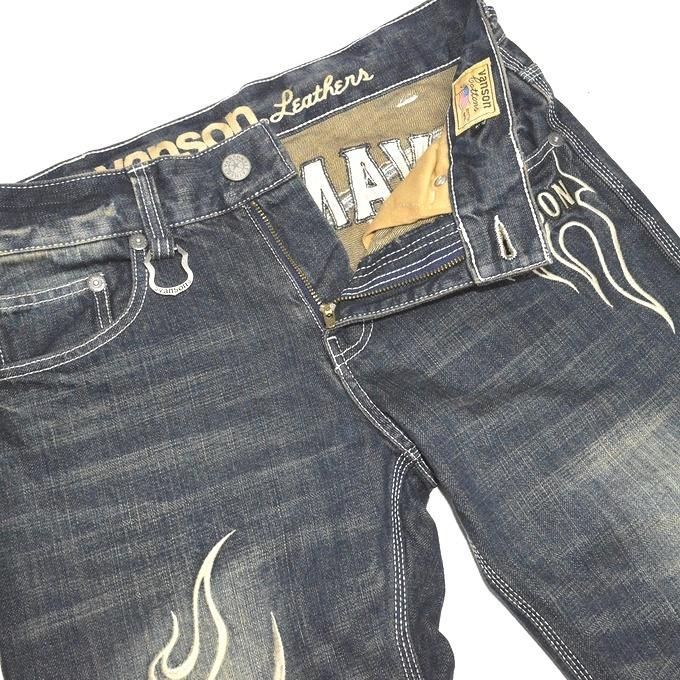 バンソン VANSON SP-B-32 デニムパンツ ジーンズ インディゴ色 クロス 