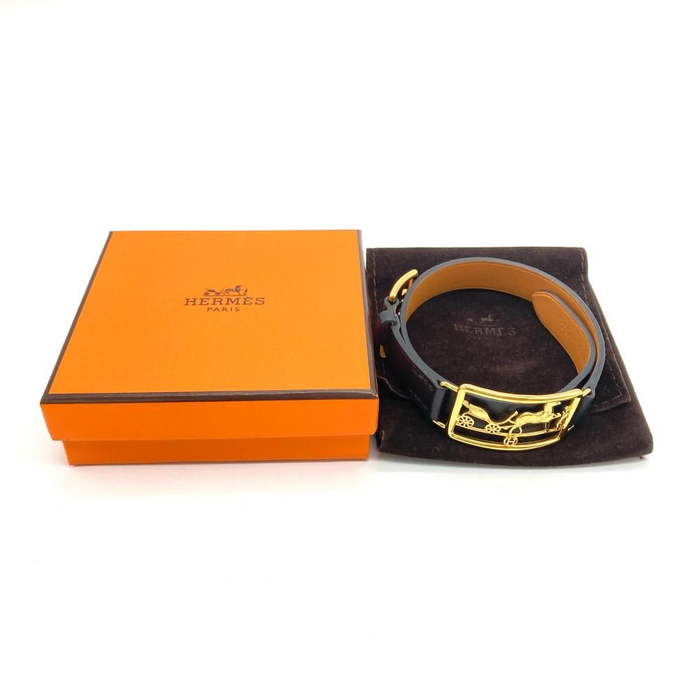 HERMES ブレスレット カレーシュブレスレット ラージモデル 楽天市場】HERMES エルメス カフ バングル ブレスレット 馬車 犬
