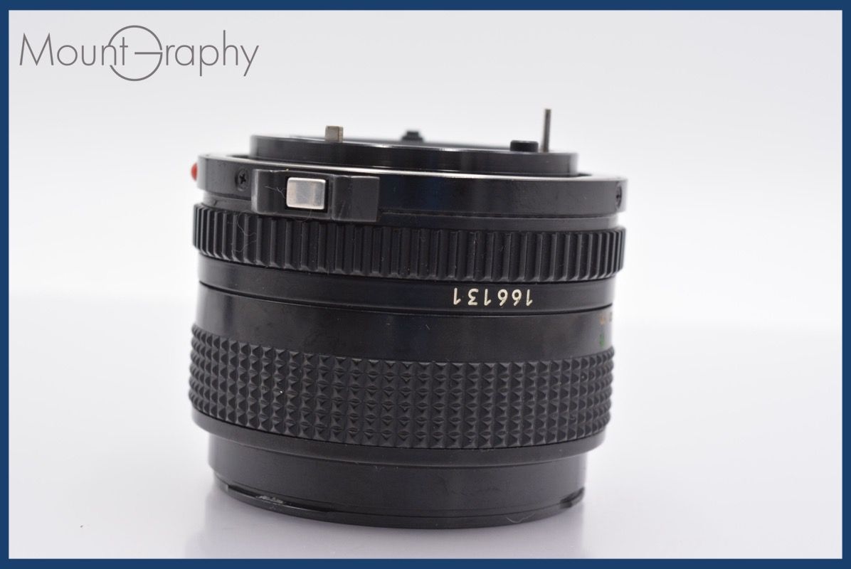 Canon NEW FD 35ｍｍ F2 純正前後キャップ付 キャノン Canon NEW FD 35mm F2 純正前後キャップ付 キャノン Canon NEW FD