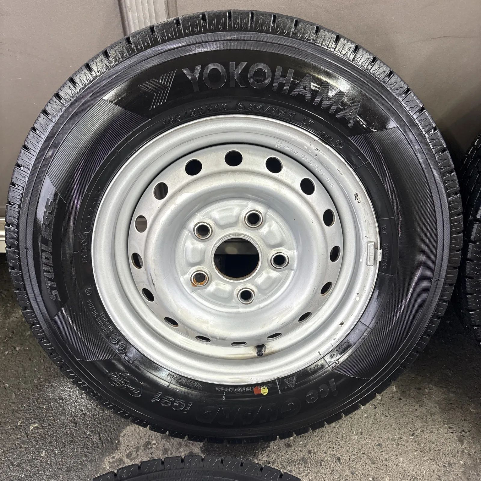 トヨタ ライトエース タウンエース 純正ホイールタイヤセット スタッドレス 165 80R13