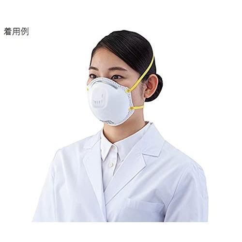 アズワン 使い捨て式防塵マスク DS2 排気弁付 1箱 10枚入 国家検定合格品 3-8142-02