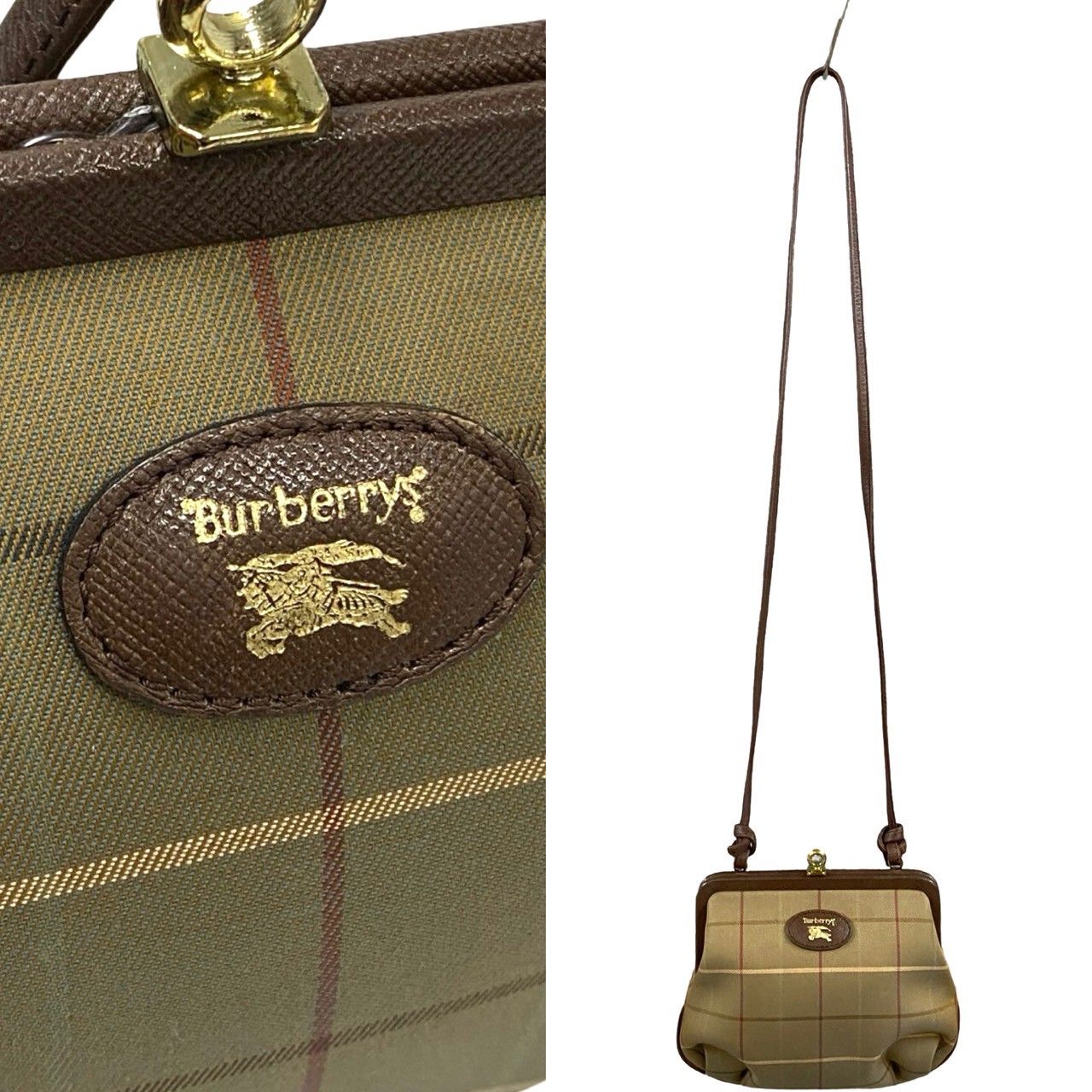 極 美品 Burberrys バーバリーズ シャドーホース ロゴ ノバチェック 