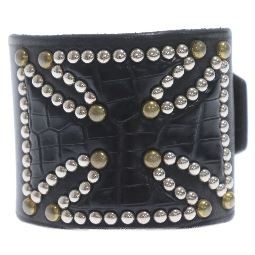 STOP LIGHT (ストップライト) アイアンクロスモチーフ スタッズレザー