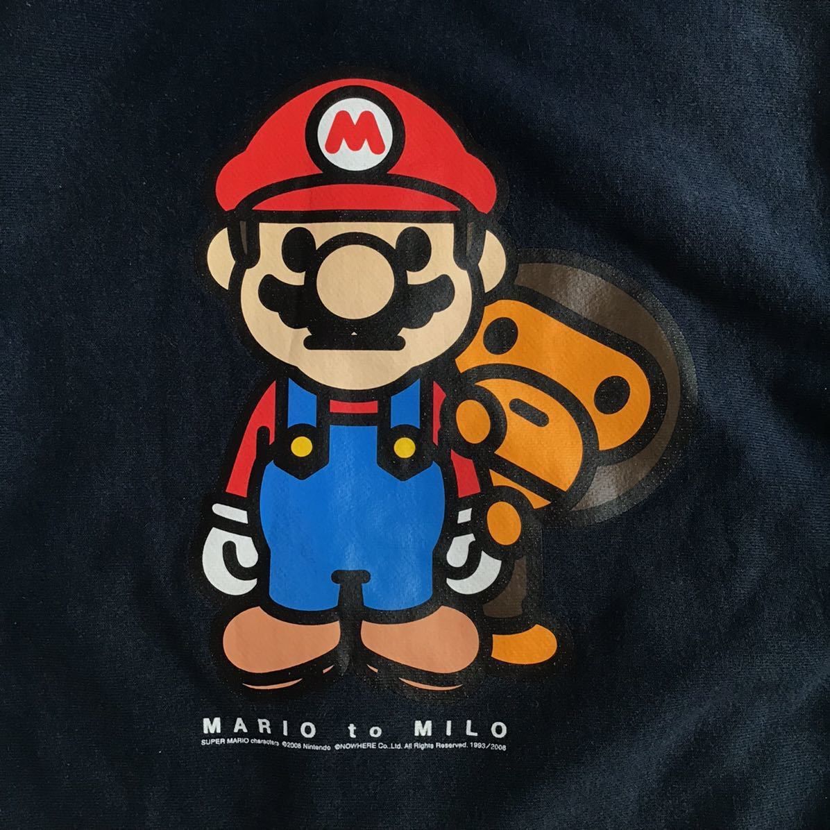 BAPE × Nintendo マリオ　フルジップアップパーカー