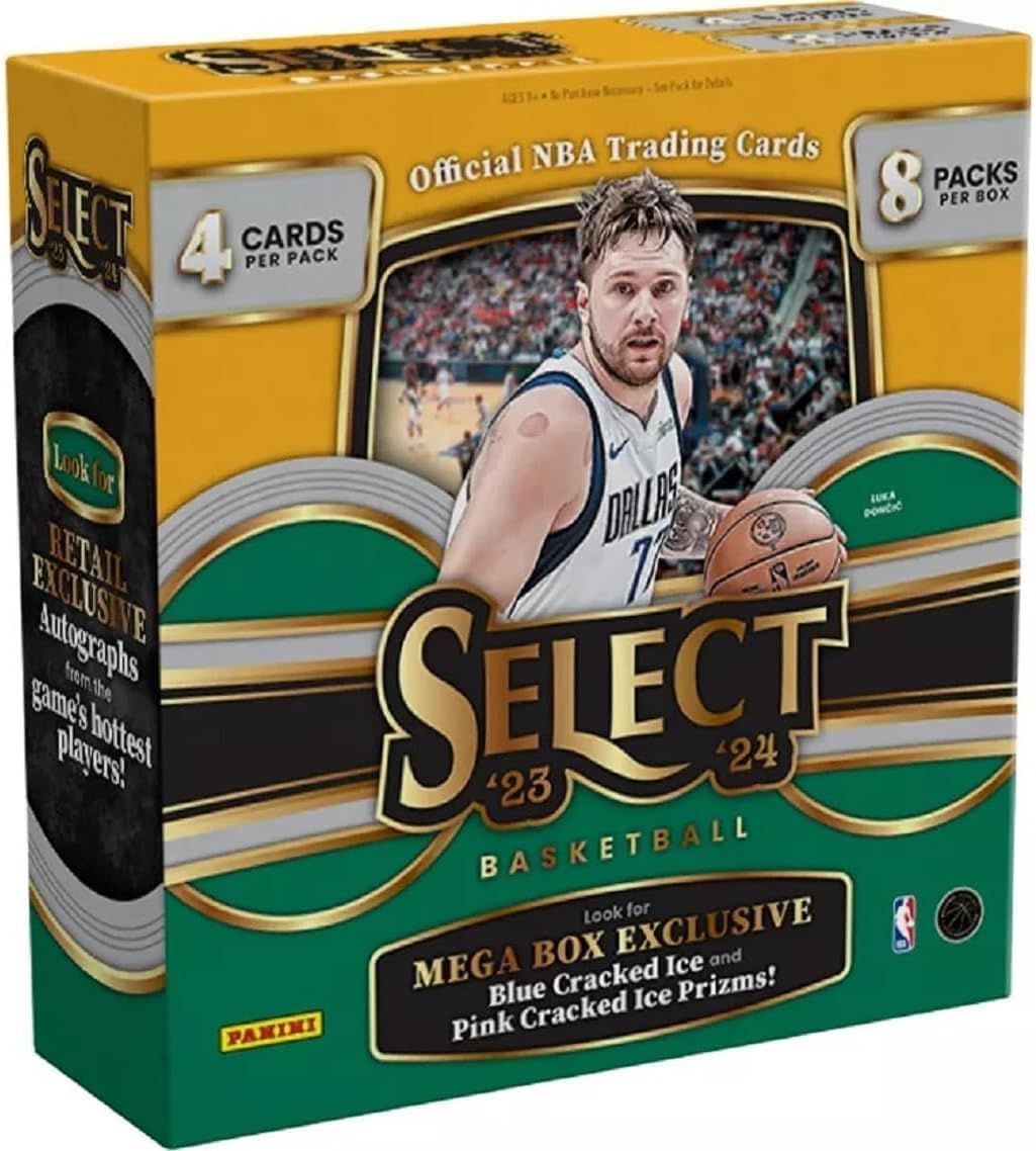 2023-24 Panini Select Basketball Mega Box Blue and Pink Cracked Ice Prizms パニーニ セレクト バスケットボール メガボックス [並行輸入品] 