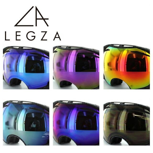 オークリー ゴーグル用 OAKLEY AIRBRAKE 専用 交換レンズ S3 エアブレイク LEGZA製 イエローブルーミラー ブロンズピンクミラー イエローレッドミラー ブルーミラー オレンジブルーミラー ブロン