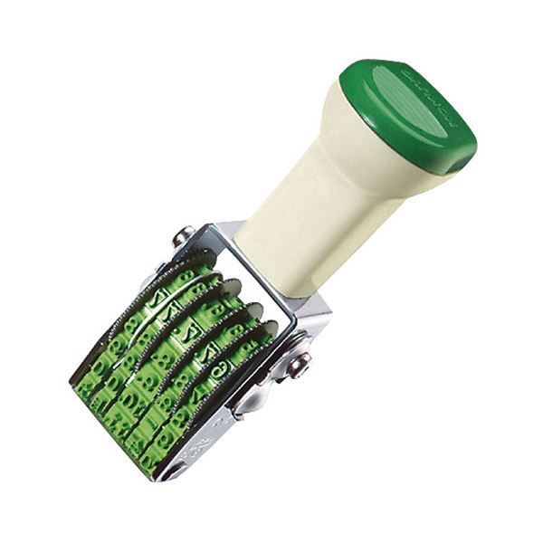 コクヨ 回転印 欧文日付 5号5連明朝体 IS-D5 1セット 12個