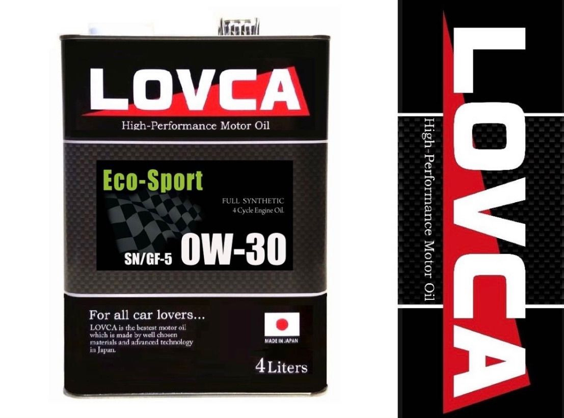 ★送料無料★LOVCA ECOsport 0W-30 4L日本製100%化学合成