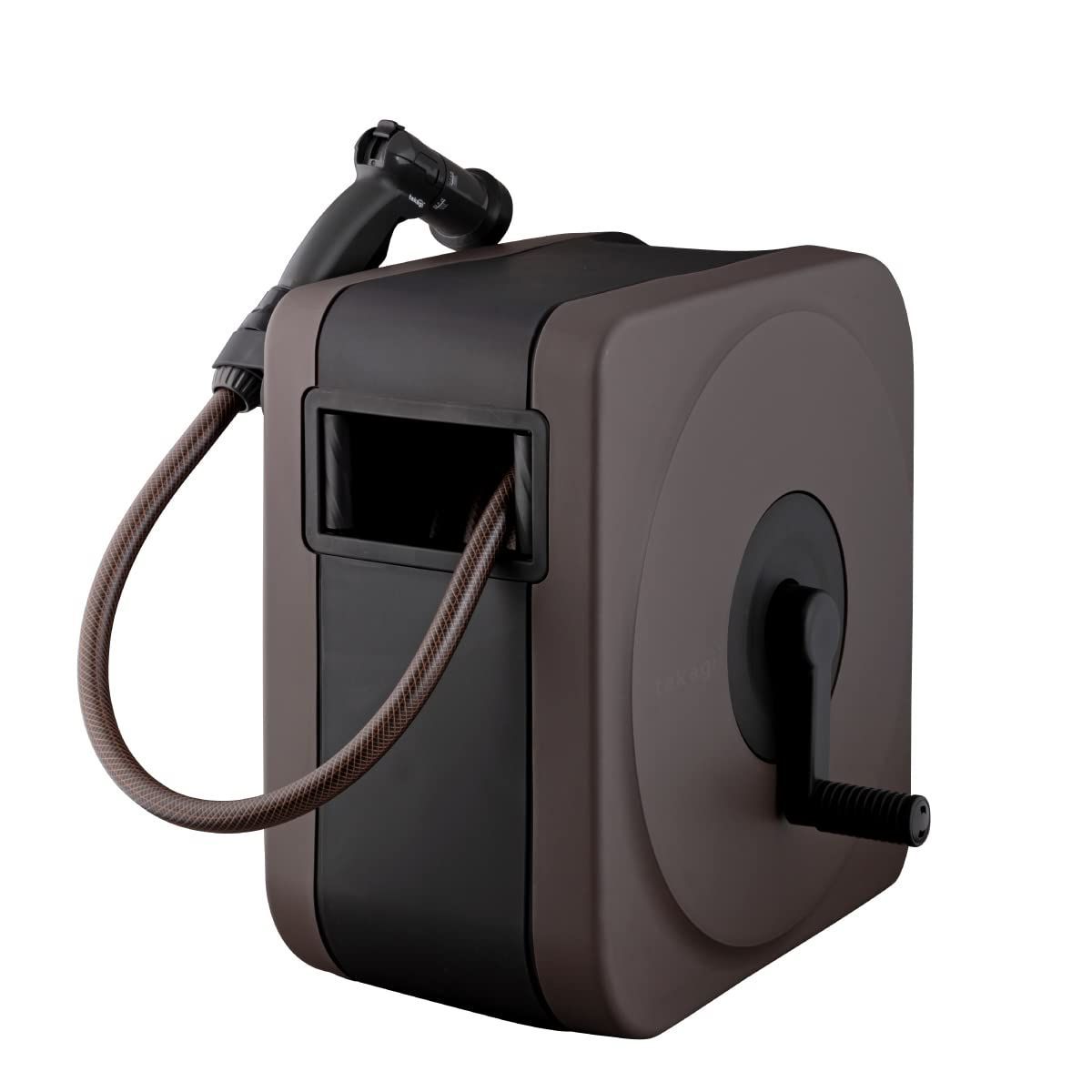 専用ページ 30m Takagi (タカギ) Hose Reel Tough Brown Stylish ホースリール