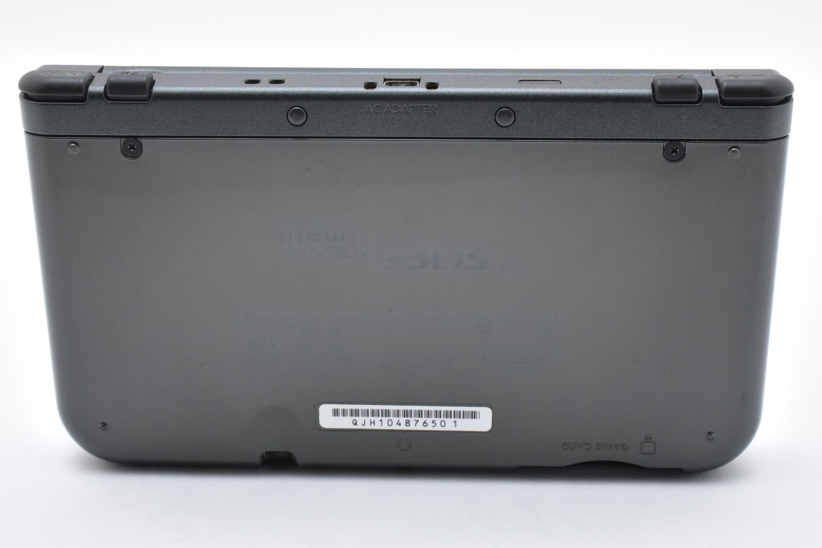 動作良好 Newニンテンドー3DS LL メタリックブラック 上画面IPS液晶 レトロゲームに