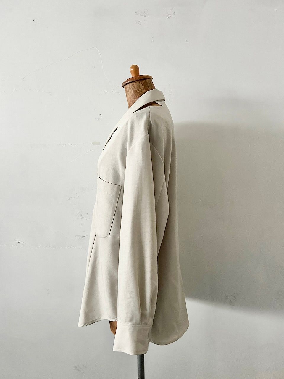 美品】RUMCHE カッティングシャツジャケット フリーサイズ