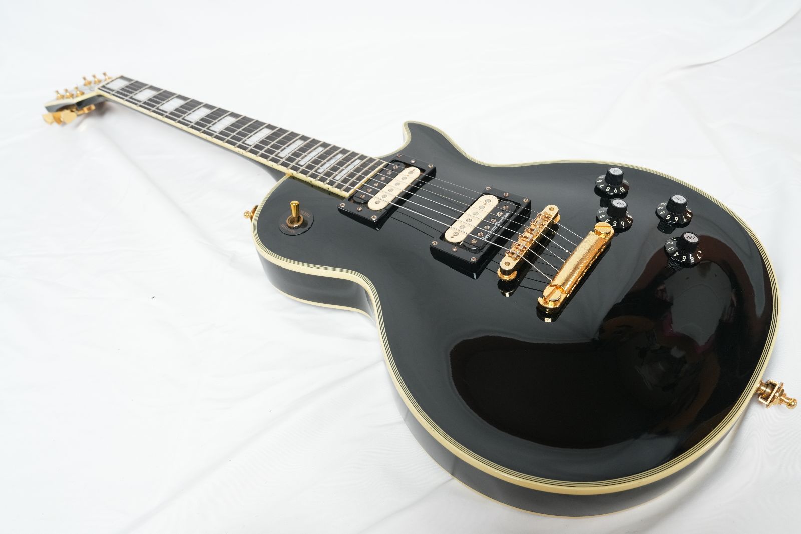 ☆EDWARDS by ESP E-LP Les Paul Custom 初期型 極太ネック レスポール
