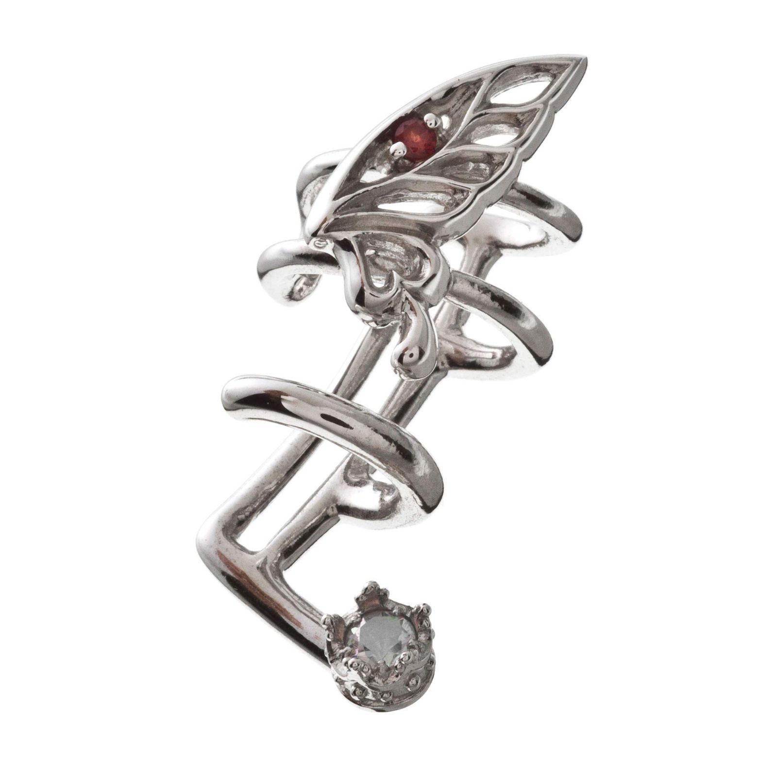 数量 ジュエリー ブランド 銀 レディース フェイクピアス シルバーアクセサリー ノンホールピアス ak-ake0084 イヤリング バタフライイヤカフ イヤーカフ アルテミスキングス ARTEMISKINGS 925