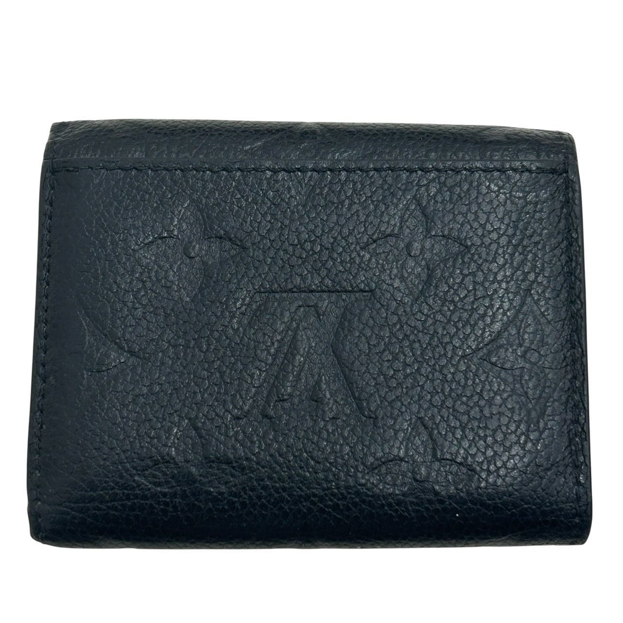 極美品✨ルイヴィトン アンプラント ポルトフォイユ ゾエ トゥルトレール IC LOUIS VUITTON 三つ折り財布 アンプラント ポルトフォイユ ゾエ 黒