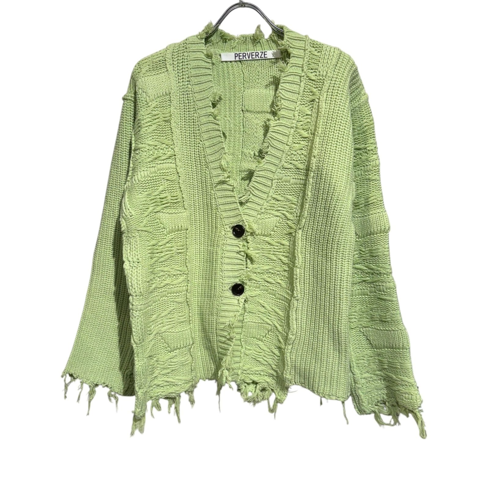 PERVERZE (パーバーズ) ① 0121010511 Wave Stripe Crash Knit PERVERZE (パーバーズ) ① 0121010511 Wave Stripe Crash Knit