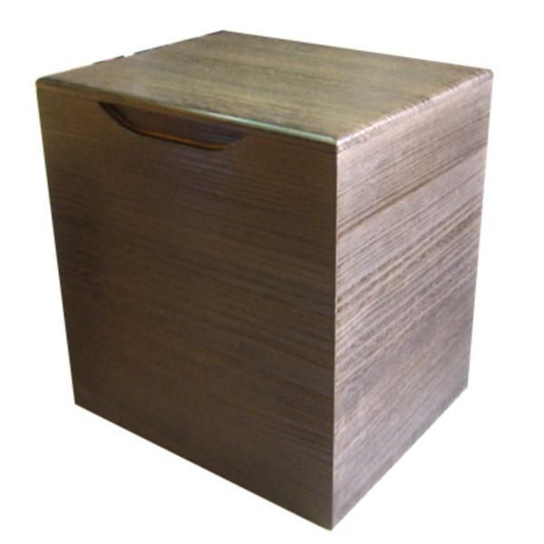 桐の米びつ/ライスストッカー 〔20kg用/焼桐〕 泉州留河 日本製