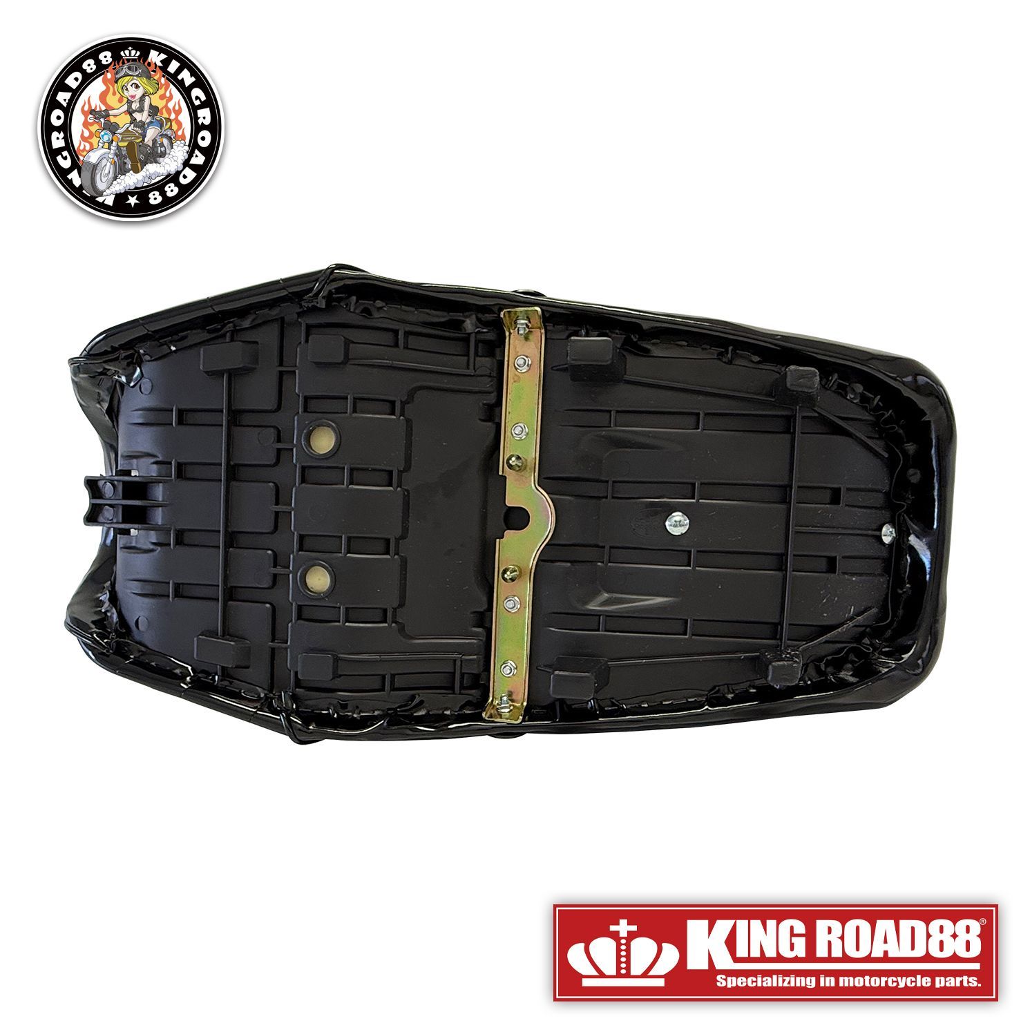 バリオス2 三段シート 45cm 黒エナメル