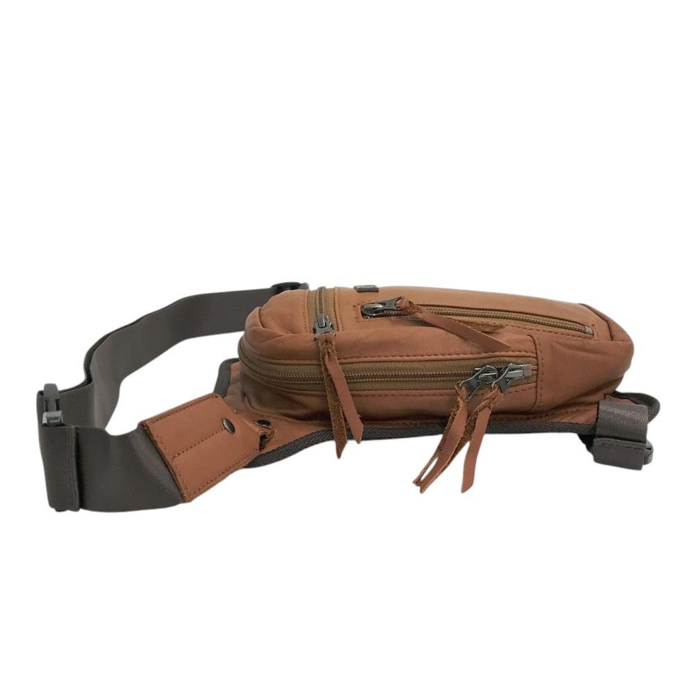KUSHITANI クシタニ K-3578 レザー 2way レッグバッグ2 ブラウン