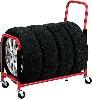 武田コーポレーション メタルラック本体 レッド 幅40×奥行73.5?108.5×高さ86cm STSR-70107