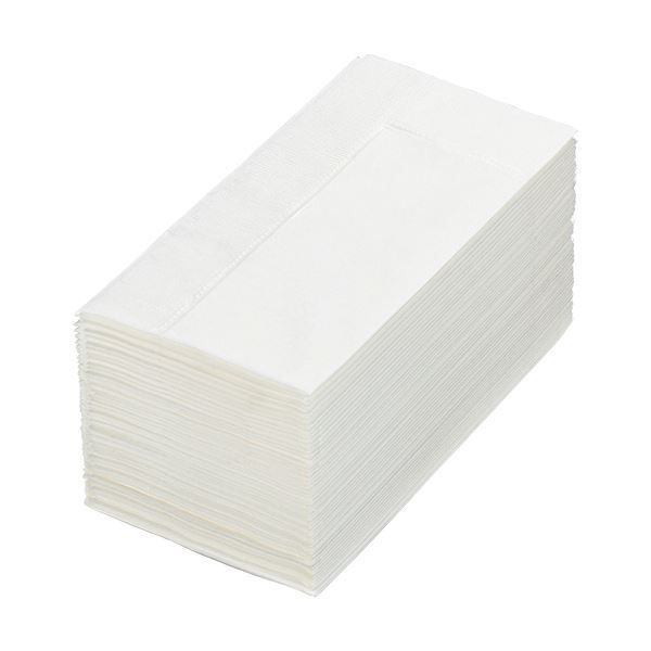 (まとめ) カラーナプキン 2PLY 8つ折 白無地 2PLM-50 1パック(50枚) 【×30セット】