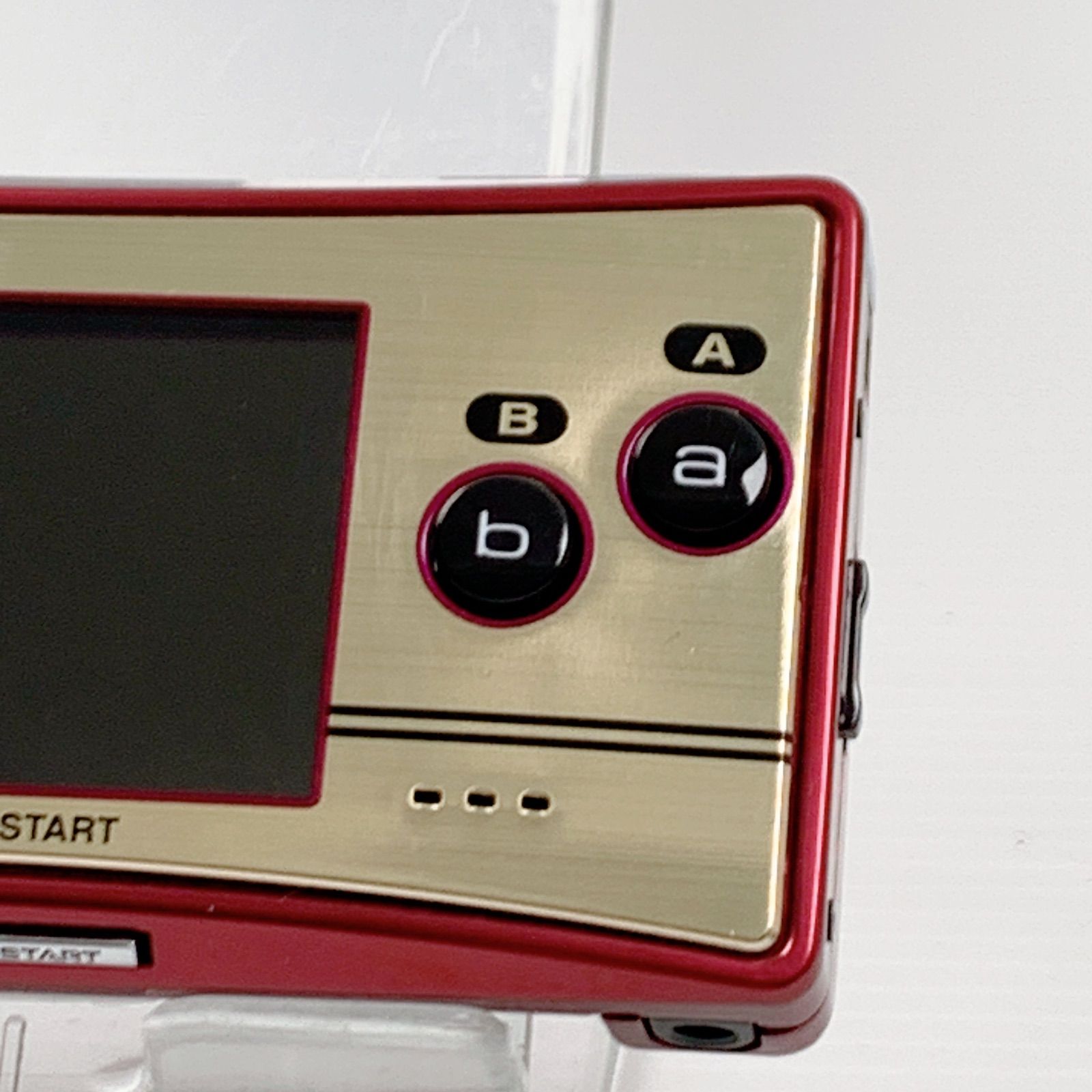 ゲームボーイミクロ 20周年 ファミコンカラー 限定版 完品 動作