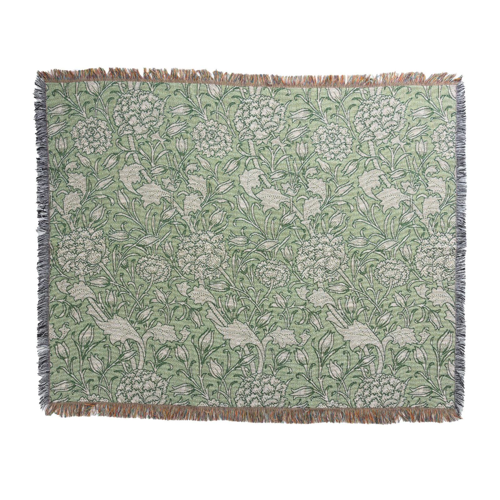 ジャガード織 スローケット デザイン 大判 アソート 130x160cm 芸術 ひざ掛け ブランケット アート C.Wild Tulip ジュビリー Jubilee nag1233