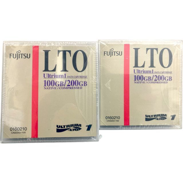 特価 富士通 LTO データカートリッジ Ultrium1 100GB/200GB 2個セット - メルカリ