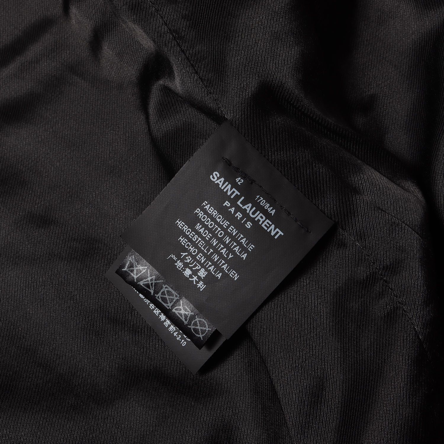 SAINT LAURENT PARIS サンローラン パリ ジャケット ブラック 黒 