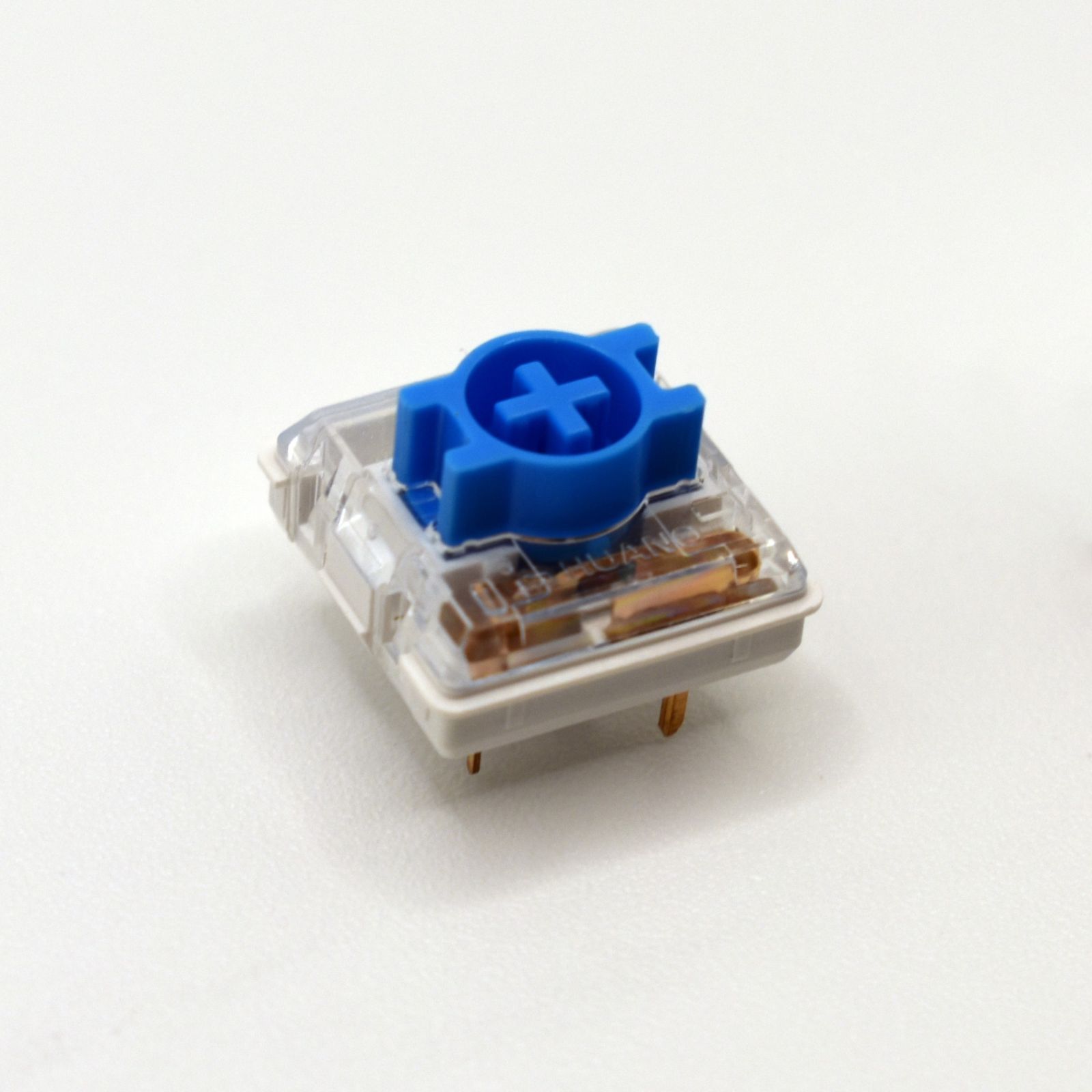 HUANO キーボード ロープロファイル メカニカル スイッチ Low Profile Key Switch 青軸 (50個セット)