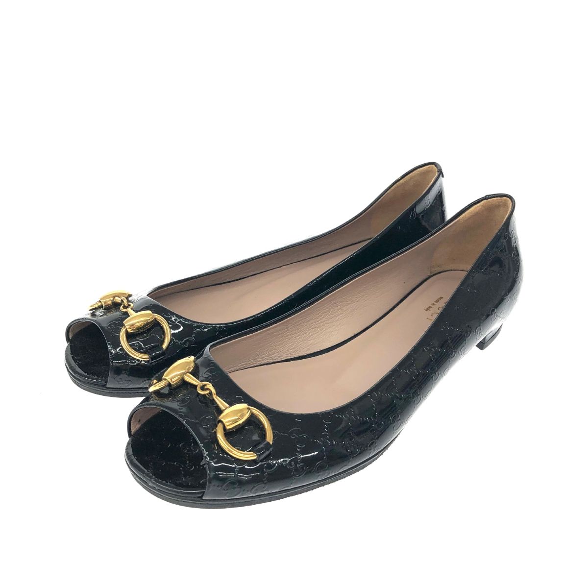 GUCCI グッチ パンプス 表記サイズ 37 GG柄 ブラック レディース | 241011011803