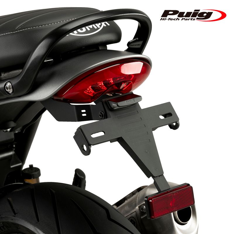 Puig 22128N FENDERLESS KIT BLACK TRIUMPH SCRAMBLER 400X 24-25 SPEED 400 24-25 プーチ ライセンスサポート