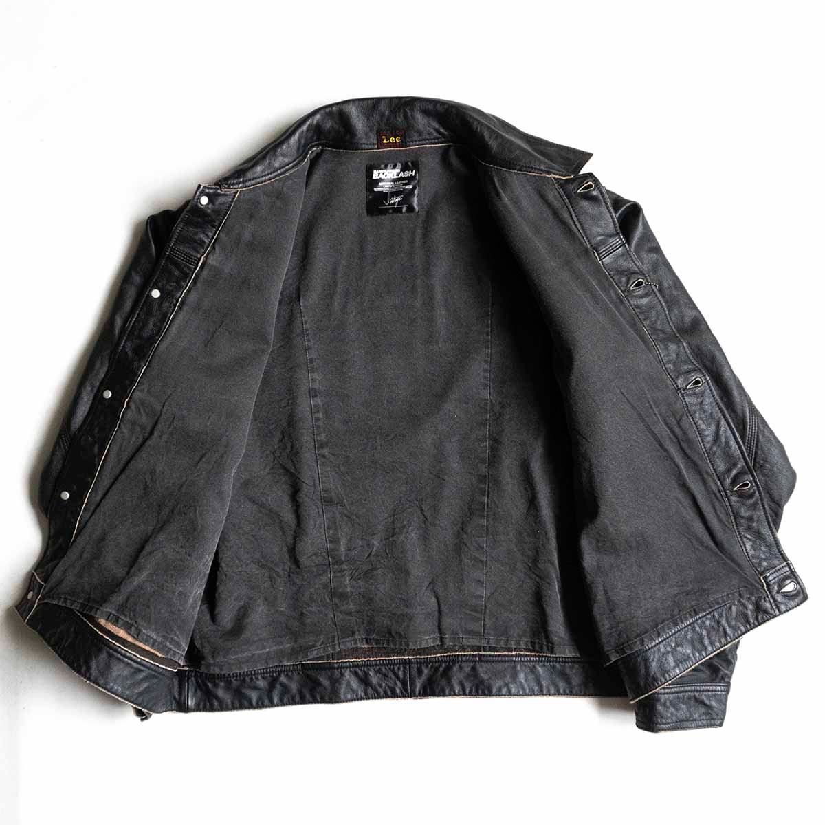 イサムカタヤマバックラッシュLee コラボCOWBOYJACKET M 未使用 未使用 ISAMU KATAYAMA BACKLASH × LEE レザーカウボーイ
