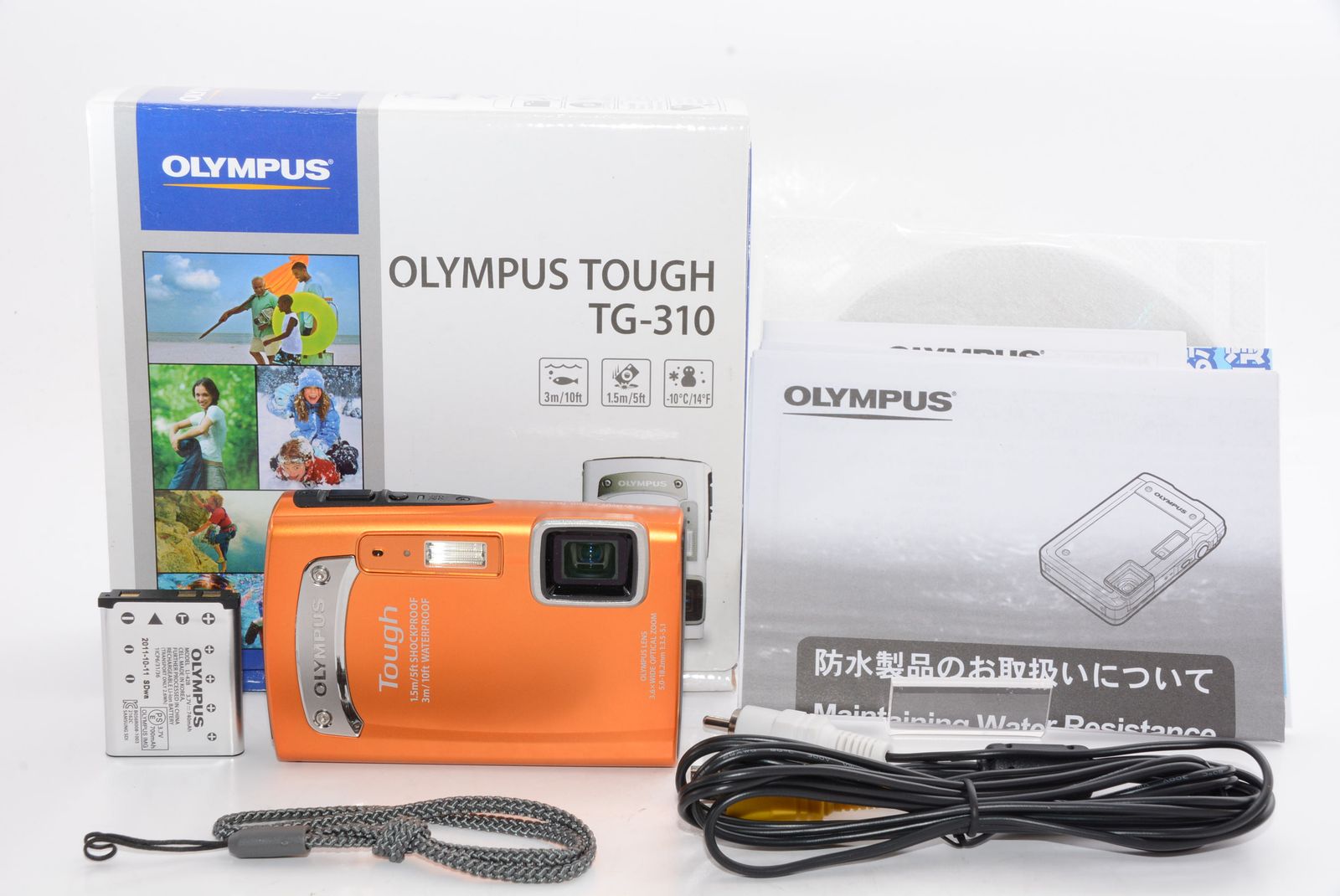 OLYMPUS 防水デジタルカメラ TOUGH TG-310 オレンジ - 百獣の買取王