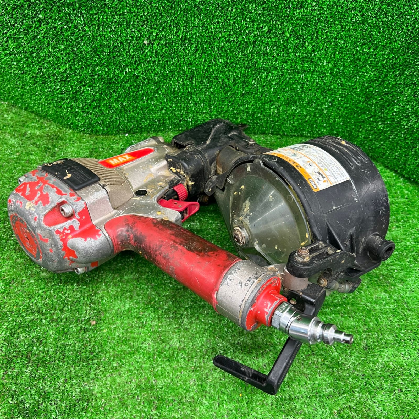 中古品】☆マックス(MAX) 高圧エア釘打ち機 HN-90N1