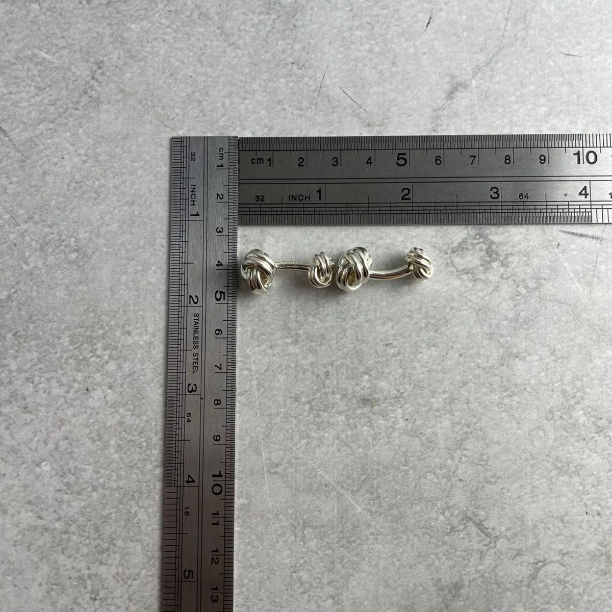 オールドティファニー ツイストノット カフス シルバー 925 VF1fe