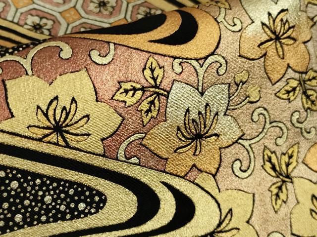 平和屋着物□極上 金彩友禅 卓越技能者・名工・和田光正 黒留袖 竜田川