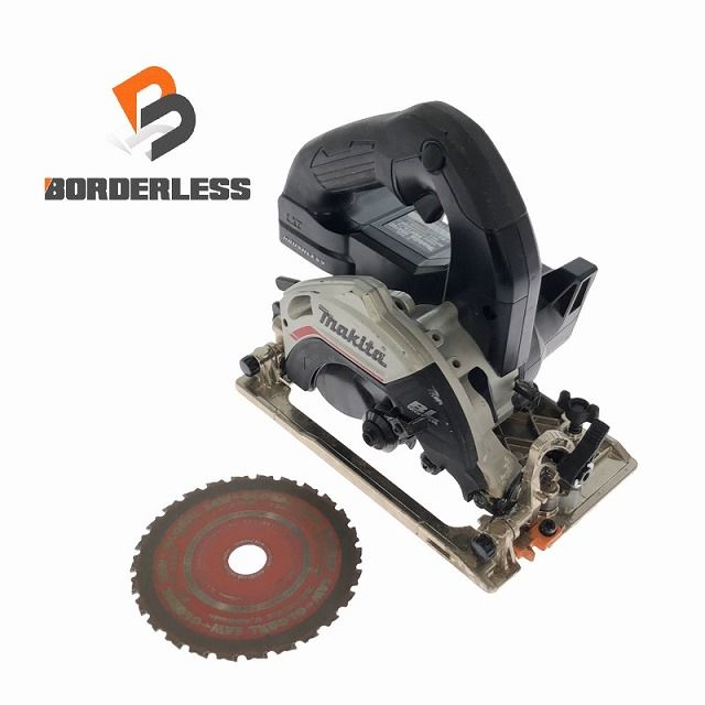 ☆中古品☆makita マキタ 18V 125mm 充電式マルノコ HS474D 黒 本体  