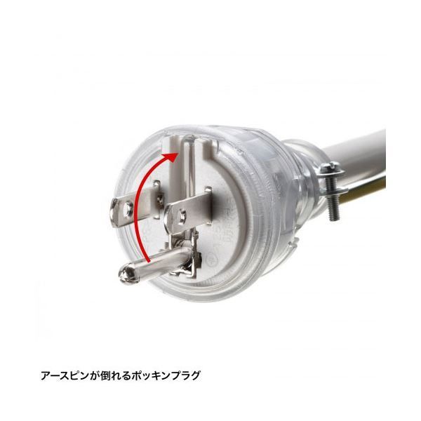 ポッキンプラグ付き電源タップ 3P